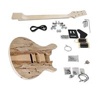 kit per chitarra incompiuto Kit Chitarra Elettrica Incompiuta Fai-da-te Da 38 Pollici Chitarra Per Strumenti Musicali Con Corpo In Tiglio Con Tutti Gli Accessori (Color : 01)