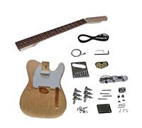 kit per chitarra incompiuto Unfinished Electric Guitar DIY Kit Basswood Body Maple Neck With Rosewood Fingerboard Full Set Of Accessories