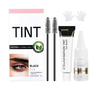 Kit per ciglia e sopracciglia, kit professionale 2 in 1 per la colorazione di ciglia e sopracciglia, set per la colorazione di ciglia e sopracciglia, facile da usare per salone e casa, 7 ml