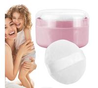 Kit per cipria cosmetica per il corpo - Contenitore con custodia in spugna, scatola per spolverare cosmetici | Sbuffo e contenitore riutilizzabili per cipria per il corpo | Set di contenitori morbidi