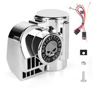 Kit per clacson a sirena per auto, 12 V, kit per clacson ad aria compressa, corno a lumaca per barca elettrica, pickup jeep