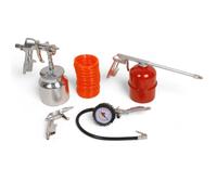 Kit per compressori aria compressa 5 Pezzi con attacchi a baionetta gonfia e vernicia