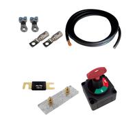 Kit per connessione batterie a 12V completo di protezioni