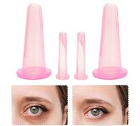 Kit per Coppettazione Viso | Coppe Sottovuoto in Silicone per Trattamento Viso,Strumento Massaggio Rassodante Con Vuoto Per Casa Viaggio Esterno Scuola