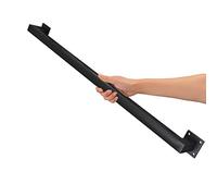 Kit per corrimano per scale esterne con staffe in ferro battuto e viti metalliche, supporto per binario di sicurezza per balaustra a muro