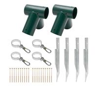 Kit per costruire un'altalena da giardino per bambini, prodotto nell'Unione europea (verde, 100°)