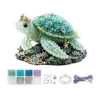 Kit Per Creare Animali Di Perline,Arte 3D Realistica A Tema Mare | Set Portachiavi Con Perline - Per Principianti E Appassionati, Ornamenti Festivi, Attività In Classe, Progetti Fai Da Te