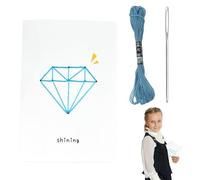 Kit Per Creare Biglietti Di Auguri Per Bambini - Per Cucito Per Cartoleria,Forniture Per Fai Da Te Creazione Biglietti | Per Natale Compleanno Feste Fai Da Te Attività Creative Bambini Adulti Principi