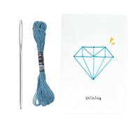 Kit Per Creare Biglietti Di Auguri Per Bambini,Per Cucito Per Cartoleria | Materiale Per Biglietti Di Auguri Fatti A Mano,Per Fai Da Te Creazione Bambini Adulti Principianti Compleanno Natale