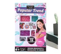 Kit Per Creare Braccialetti 'amicizia | Set Per Realizzare Braccialetti Charm,Creativi Interattivi Giocattoli Bambini,Ideale Per Feste Scuola Compleanni Regalo