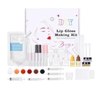 Kit per creare il tuo lucidalabbra - fai da te per creare la tua crema per labbra | Set di glassa fatta a mano per il trucco | Principianti e amatoriali
