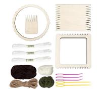 Kit per Creare per Adulti | Set per Ricamo e Uncinetto per Principianti,Arte della Tessitura Creativa Fai da Te per Bambini | per Principianti Ragazze e Ragazzi per la Realizzazione di Abbigliamento C