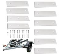 Kit per cuccette per barca, 7,6 x 25,4 cm, kit di 10 cuscinetti resistenti per rimorchio, kit per proteggere le estremità dei letti a castello, più lisci