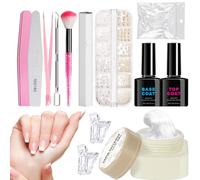 Kit Per Decorazione Unghie | Gel Modellante Per Scultura Manuale Con Effetto Scolpito | Decori Artistici Con Intagli, Soluzione Manicure Per Donne, Principianti, Casa e Professionale