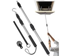 Kit per di estrazione verso il basso, sottotetto con manico telescopico, strumento di apertura per tende da sole e finestre del garage