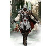 Kit per Diamond Painting 5D Completo Pittura Diamante 5D Fai da Te,Pittura con Numeri Diamante,DIY Assassin's Creed Strass Ricamo a Punto Croce Craft Arts for Home Wall Decor Regalo 50x70cm