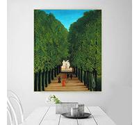 Kit per dipingere con i numeri, per adulti, Henri, Rousseau, The Avenue in the Park at Saint Cloud, kit per pittura a olio con i numeri, per decorare la casa, regali