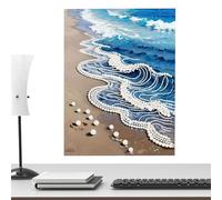 Kit per Dipingere con Perle | Progetto Creativo Fai da Te,Kit Di Pittura Con Perline Marine Incantato,Per Donne Ragazzi Ragazze Adolescenti e Famiglia Idee Regalo