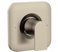 Kit per doccia compatibile con Delta, con indicatore di temperatura della maniglia a leva e rosetta in ottone massiccio (tiraggio)