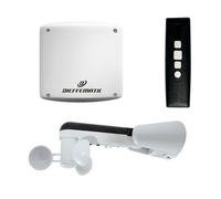 KIT PER DUE 2 MOTORI SENSORE VENTO CENTRALE TELECOMANDO TENDA TENDE DA SOLE KITD