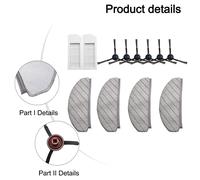 Kit per ECOVACS per DEEBOT N20 Include Filtri Panno Scopa e Spazzole Laterali