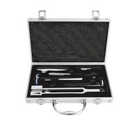 Kit per esami neurologici, set di strumenti diagnostici da 7 pezzi per test sensoriali tra cui puntura di puntura, pressione tattile, temperatura, vibrazioni e valutazioni del riflesso tendineo