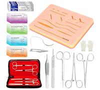 Kit per Esercitazioni di Sutura: Set Completo per la Pratica delle Tecniche di Sutura, Ideale per Formazione e Approfondimento Professionale