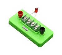 Kit per esperimenti di fisica Terminali barriera a filo Blocca Aiuto per esperimenti di fisica Facile da usare Migliorare la risoluzione del problema Abilità Esperimento elettrico fisico Kit di