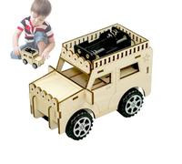 Kit per esperimenti di scienza 'educazione - Auto in legno - Modellino di artigianato per bambini | Kit di giocattoli ingegneria | Science Activity Set per progetto di apprendimento pratico