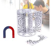 Kit per esperimenti elettromagnetici, dimostratore di campo magnetico 3D, set di insegnamento linee magnetiche di forza per educazione fisica, strumenti pratici per esperimenti scientifici