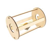 Kit per esperimenti scientifici in legno, giocattolo educativo per costruzioni in legno, dispositivo di movimento multifunzionale a rulli ecologici Esplorazione da scrivania per bambini Pasqua Ringraz