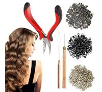 Kit Per Estensioni Capelli | Strumento a Pinza per Estensione Capelli - Accessori per Acconciature Domestici per Donne e Ragazze in Danza, Matrimonio, Festa e Appuntamenti