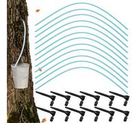 Kit per Estrazione Sciroppo d'Acero - con Tubi e Estrattore Antiscivolo,12 Pezzi per Avvio Saccatura,per Principianti Esperti Giardino Cortile Scuola Casa