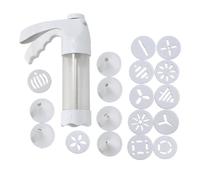 Kit Per Fare Biscotti, Pressa Manuale Biscotti In Acciaio Inossidabile, Macchina Per Fare Biscotti Con 12 Dischi E 6 Ugelli, Macchina Per Fare Biscotti, Strumenti Di Decorazione Torta Coppia