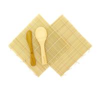 Kit per fare sushi, tappetino per sushi in bambù naturale, pagaia, spalmatore