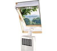 Kit per Finestra da Condizionatore Portatile | di Scarico per Aria Condizionata Portatile | Accessorio per Unità di Ventilazione Mobile | per Appartamento, Casa Coloni, Residenze Universitarie,