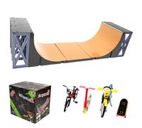 Kit Per Finger Skateboard Disastri Con Mini Set Di Giocattoli Di Finger,Giocattoli Sportivi Bambino Riparazione Tech Strumento Bambini Finger Skater