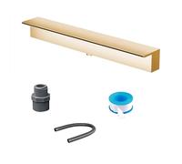 Kit per fontana d'acqua da esterno, cascata in acciaio inox per patio, cortile, spa, stagni e giardini Koi - Fontana decorativa perfetta per relax e serenità