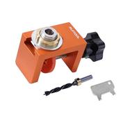 Kit per fori tascabili per trapano, strumento di localizzazione in lega di alluminio, strumento di assemblaggio con scala per la lavorazione del legno e progetti fai da te, 6 mm