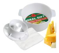 Kit per formaggi Burro perforato Сheese Stampo Pressa Filtro Formaggio con Seguace Pistone 1,2 L Tofu Press Stampo Formaggio Macchina Kit Set Formaggio per Pressa Paneer Maker Fornitore di