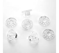 Kit per frammenti in acrilico trasparente per acquario, accessorio ideale per barriera corallina per la coltivazione di coralli (5 pezzi di corallo frag)