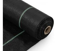 Kit per Giardino rialzato, Membrana Anti-Erbacce, barriera stabilizzata Contro Le Erbacce, Membrana di Copertura del Terreno Resistente per Giardini, vialetti e aiuole (1 mx50 m, 6