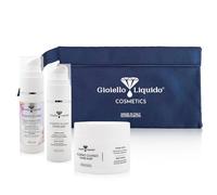 Kit Per il Corpo da Viaggio: Burro Rimodellante 30ML + Olio Detergente 30ML + Scrub Esfoliante Anticellulite 50ML+ Pochette in Regalo - Idrata e combatte la cellulite, Snellente, Rivitalizzante