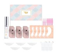 Kit per il Lifting delle Ciglia, Lash Lift Professionale con Nuova Colla,Kit Laminazione Ciglia con Tinta,Adatto per Principianti da Usare a Casa,Per Ciglia Arricciate Adatto Uso Domestico