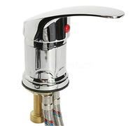 Kit per il rubinetto della ciotola dello shampoo, della ciotola del rubinetto dell'acqua, per il salone termale e il miscelatore caldo freddo per shampoo letto ciotola o unità di lavaggio (argento)