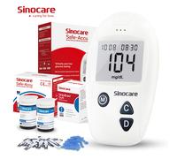 Kit per il test della glicemia Safe-Accu con 50 strisce reattive