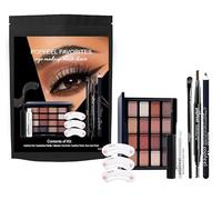 Kit per il trucco degli occhi, mini kit di trucco, palette di ombre Eey, eyeliner mascara