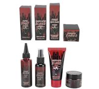 Kit per il trucco del sangue finto 4 pezzi Set di spray per sangue in gel di sangue coagulato per forniture per feste in costume cosplay