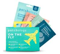 Kit per il viso da viaggio patchology on the fly - Essentials idratante per la cura della pelle per i viaggi per gli occhi e le labbra - Include 2 pa