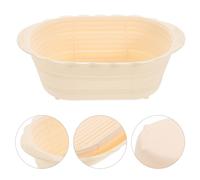 Kit Per Impasto Lievito Madre Cestino Lievitazione Pane Ovale Contenitore Di